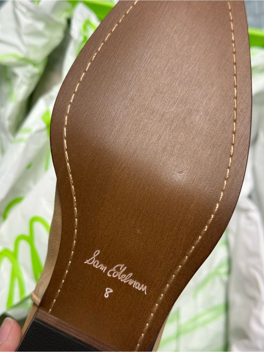 Sam Edelman Rue Western Boot Tan Suede Size 8 - Picture 3 of 4